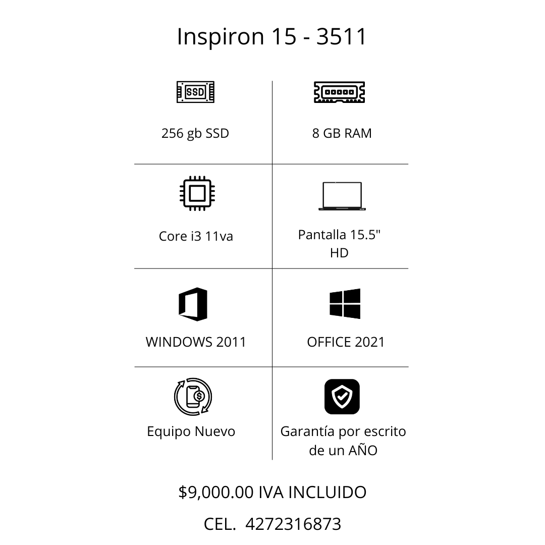 DELL Inspiron15 - 3511